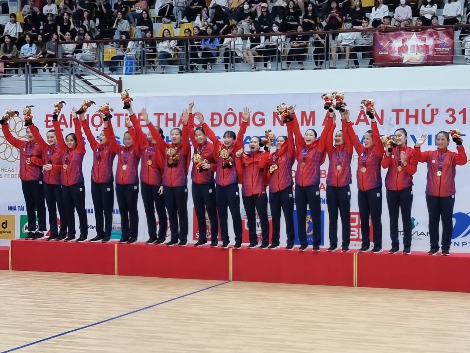 Vietnam won gold medal in the women’s handball event of the 31st